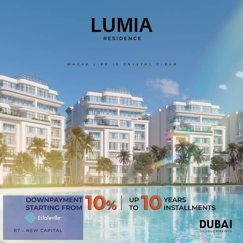 With a down payment of 411 thousand, a contract for a two-bedroom apartment in the heart of R7 and next to the International University in installme 9