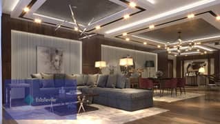 5-star hotel apartment, two rooms, 130 meters, finished with air conditioners, furniture and appliances, with the strongest Saudi company, next to the 0