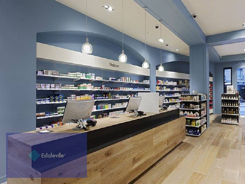 A pharmacy built for one year’s receipt at the highest rental rate and serving the largest residential neighborhood, R2, R3, in installments. 1