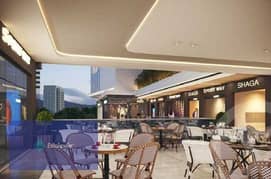 A food court restaurant in front of the setting area and on the Bin Zayed and Green River axis, in installments 0