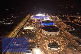 Office 76 meters, immediate receipt, in a main square in front of the Olympic City, the Capital Stadium, and the University City, at the entrance to t 0