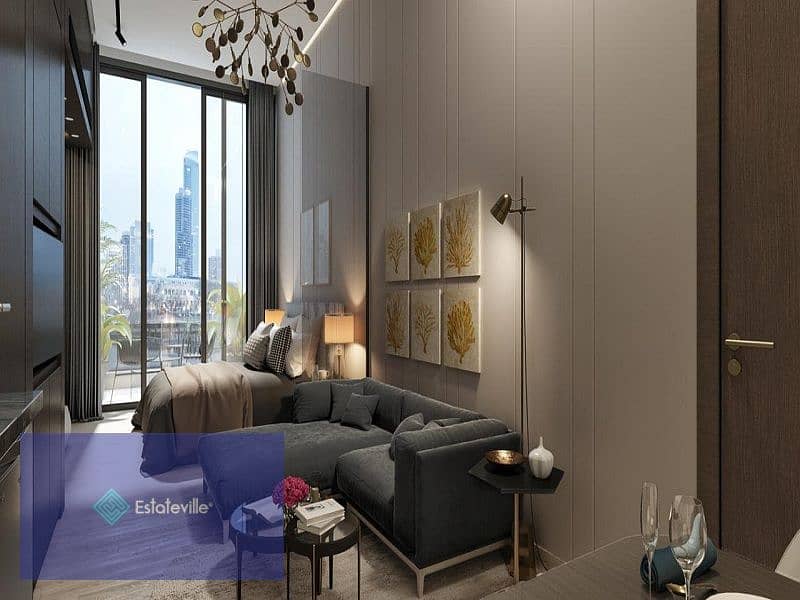 Two-bedroom apartment at the price of the launch next to the diplomatic district, with a view on Water Feature, in installments 3