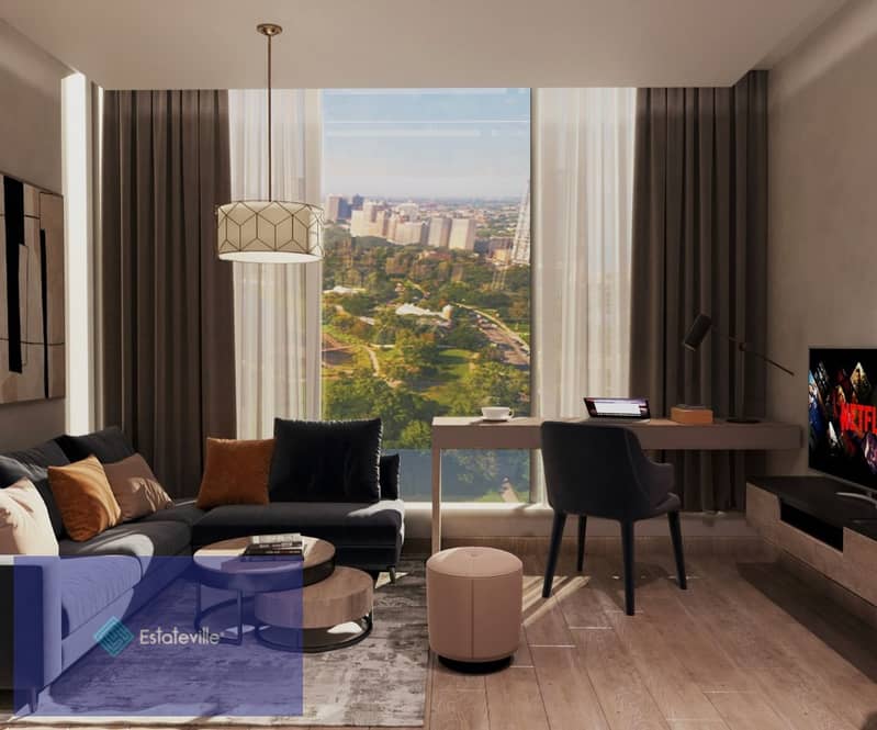 With a 30% discount and installments, the lowest price for a two-bedroom apartment in the capital, in front of the embassy district, two hotels, a uni 4