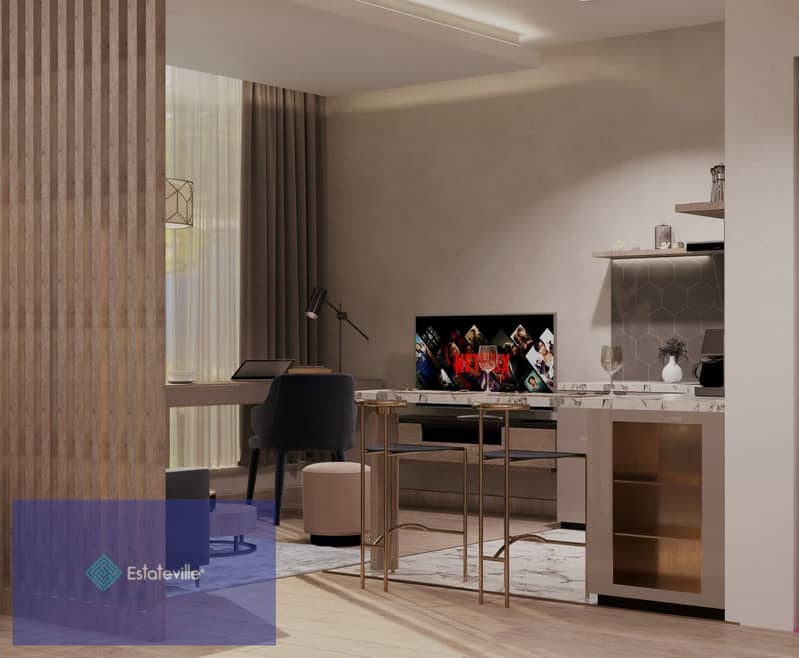 With a 30% discount and installments, the lowest price for a two-bedroom apartment in the capital, in front of the embassy district, two hotels, a uni 5