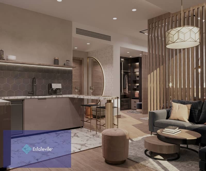 With a 30% discount and installments, the lowest price for a two-bedroom apartment in the capital, in front of the embassy district, two hotels, a uni 8