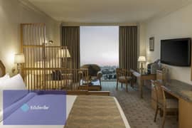 Exclusively and for the first time, a hotel room in partnership with the Rotana Hotel, with the lowest down payment and the longest repayment period, 0