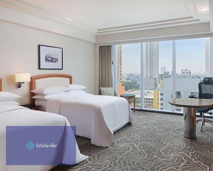 Hotel room price, finished with furnishings, down payment 126,000 EGP Traded for 15,000 EGP per month for one of the most famous European hotels 8