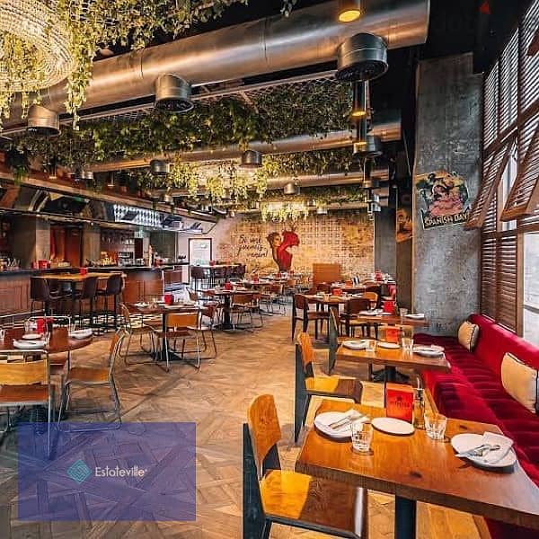 Guaranteed investment in a partnership restaurant with Bucharest, with a monthly profit of 31,000 EGP for 10 years, with an annual increase of 10%, in 0