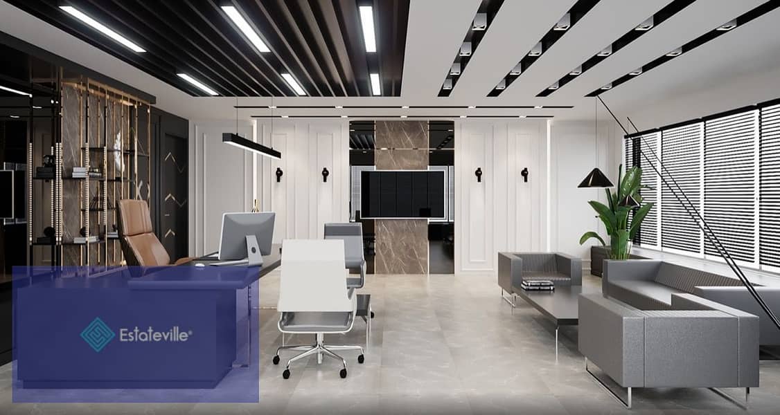 36-meter office with a down payment of 260 thousand and payment up to 8 years in the administrative district directly in front of Parliament and minis 1