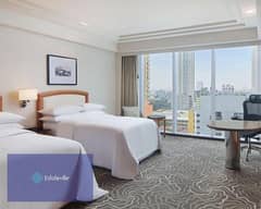 Guaranteed investment in a hotel room, finished with furniture and air conditioners, and traded at the highest rental value with an annual profit of 5