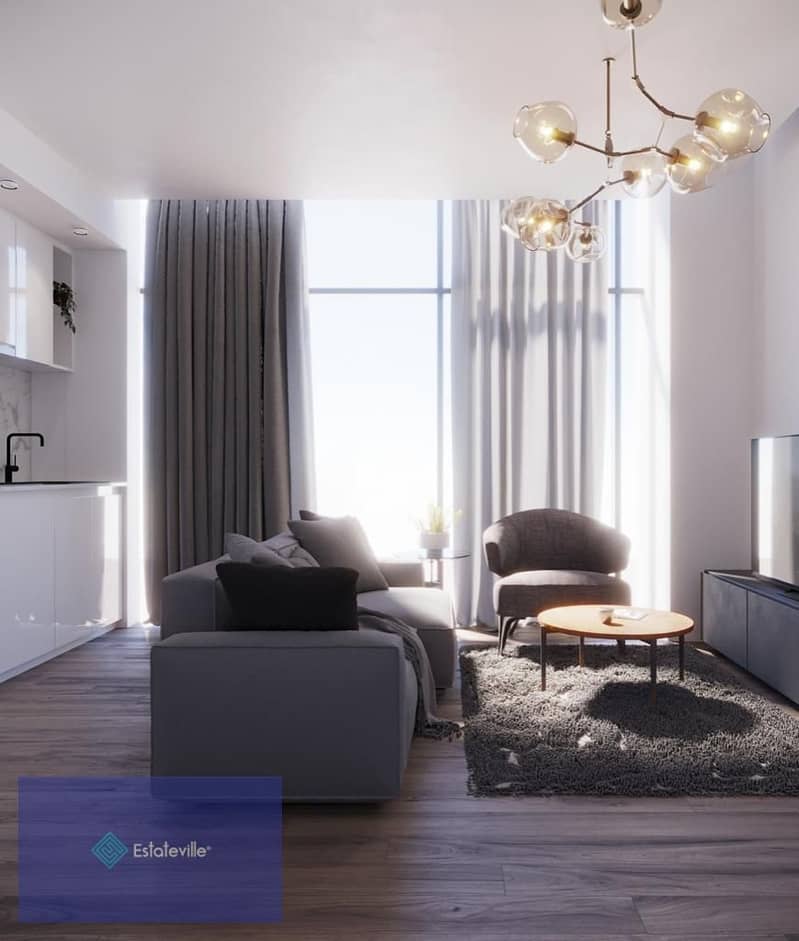 Apartment 155 meters with a down payment of 878 thousand with payment up to 8 years in the Fifth Settlement in front of Hyde Park with the strongest d 2