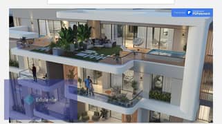 Penthouse 285 meters, finished, ultra super luxury, with swimming pool, finished, on the northern 90th, Fifth Settlement, with a 5% down payment and p 0