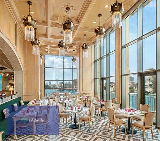 A restaurant and café serving the iconic tower, with the strongest developer and highest tower in the capital, with a 5% down payment. 8