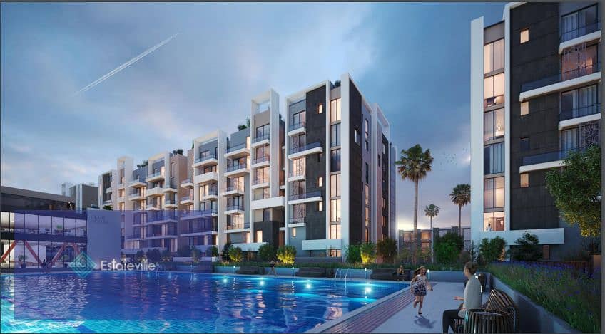 Apartment 100 meters without loading, fully finished, with a down payment of 890 thousand and payment over 7 years at the lowest price in Mostakbal Ci 6