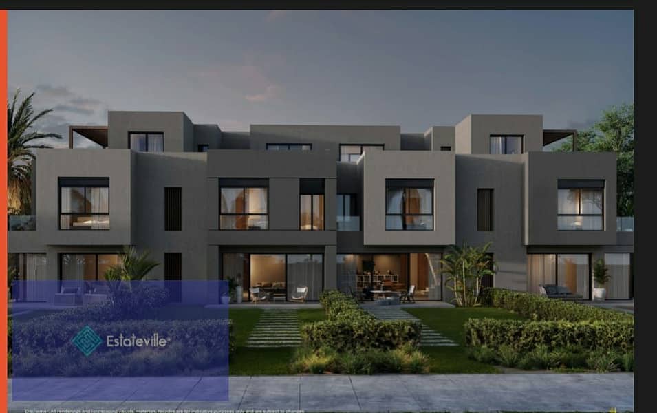 Townhouse 250 meters with Hassan Allam in Mostakbal City with a down payment of 1,275,000 and payment over 8 years 1