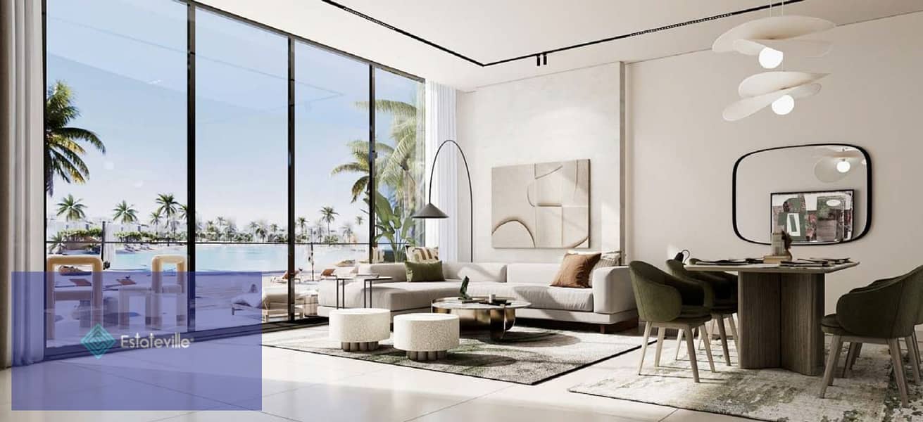 Duplex 211 meters at launch price directly on the lagoon with a down payment of 760 thousand and payment over 8 years, the second number from the dipl 4