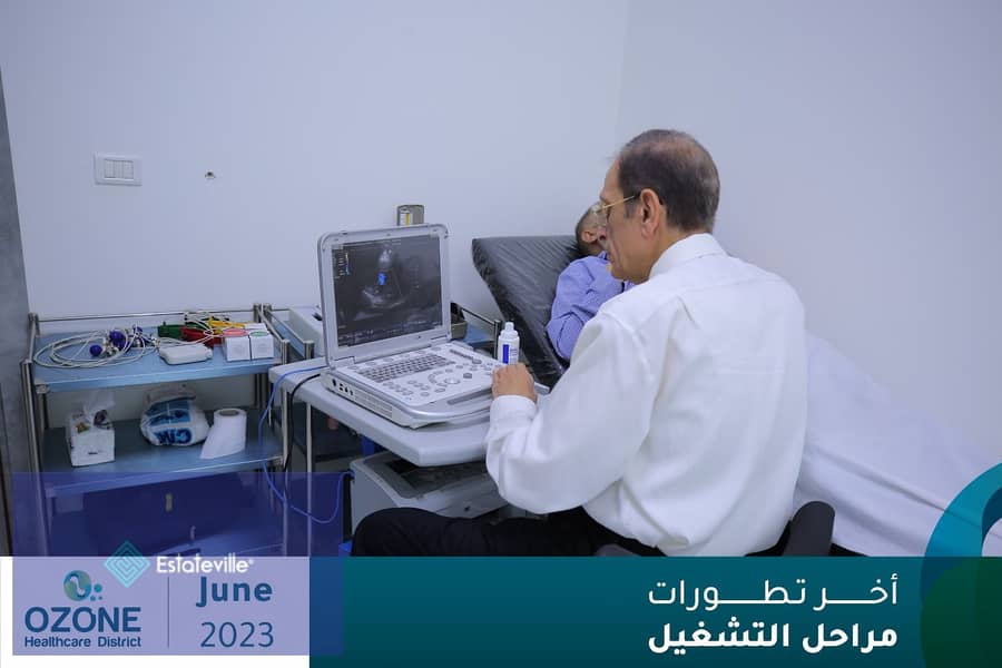 47-meter clinic, 3 months delivery, in a fully equipped medical building with a 30% down payment and payment over 4 years in the Narges area, building 4