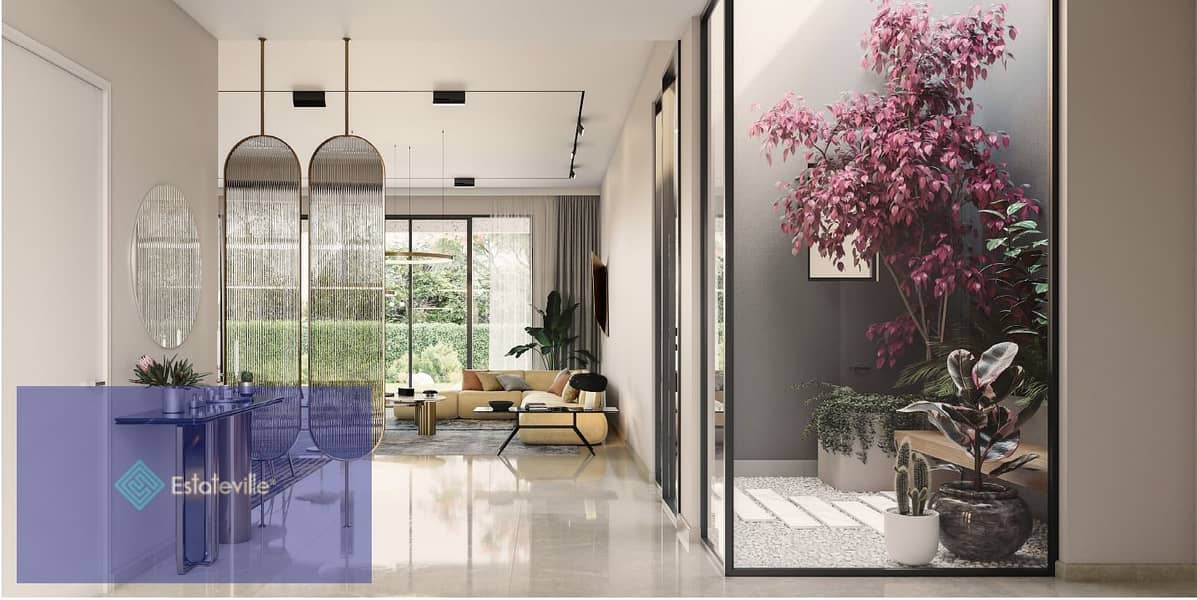 Duplex ground floor with garden 192 meters at launch price with a down payment of 670 thousand and payment over 8 years in the Fifth Settlement in fro 3