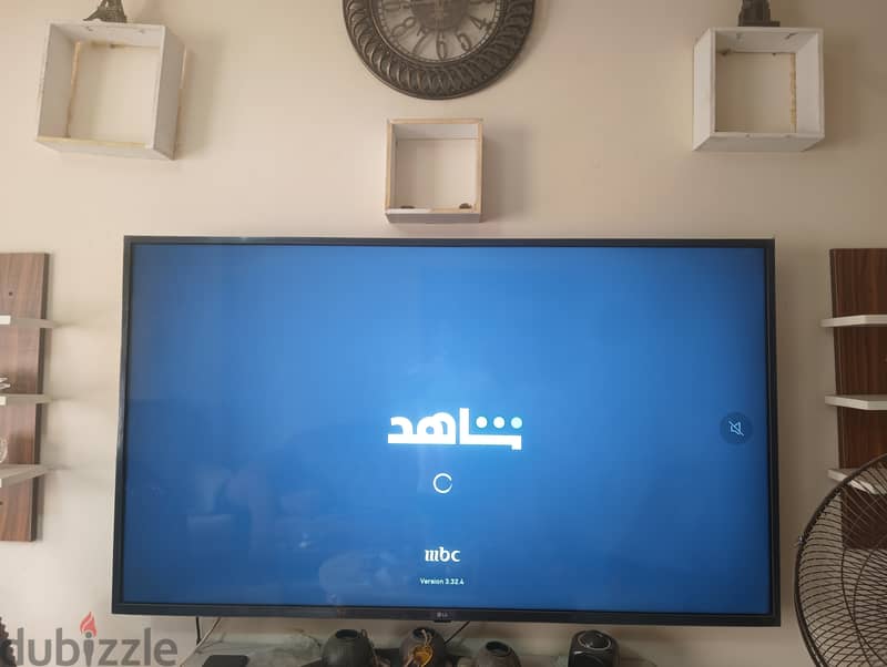 شاشة سمارت 4K ٥٥ بوصة ال جي حالة الجديد بلزقتها 1