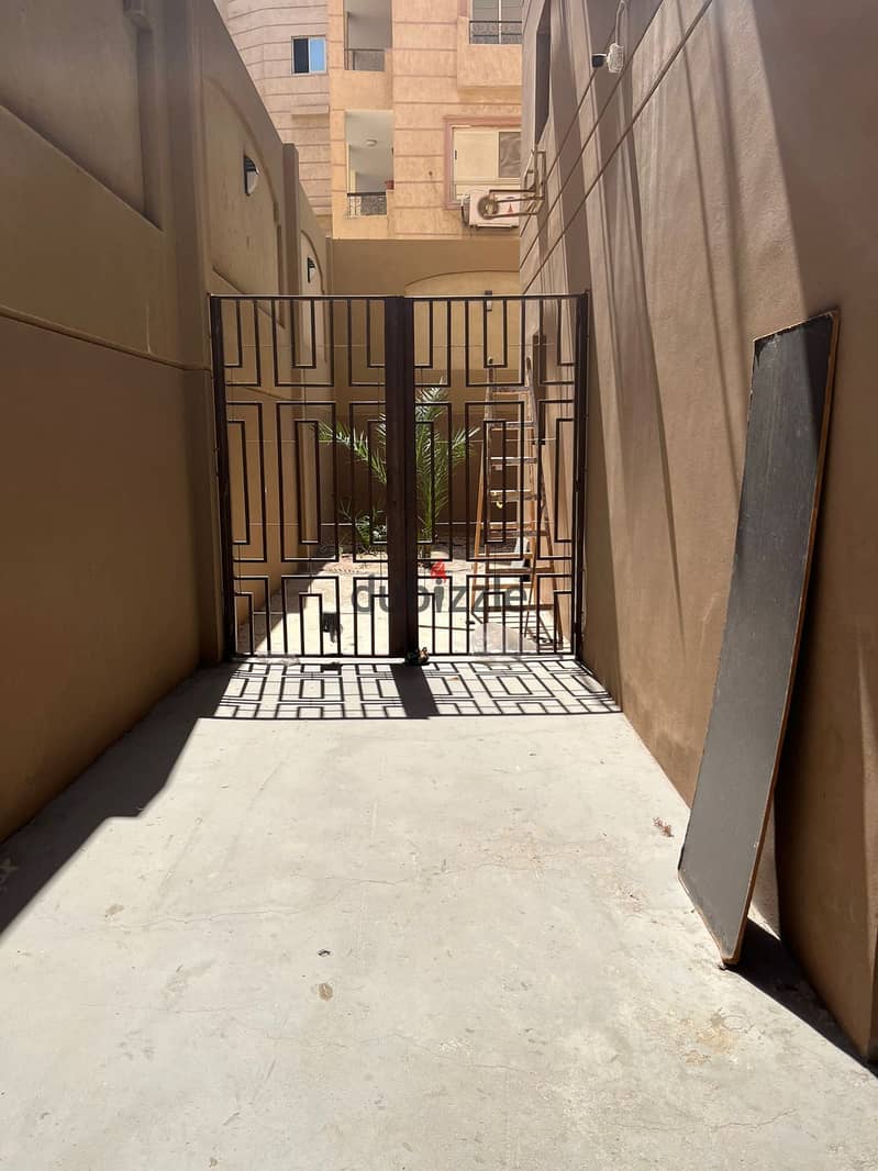 Duplex for sale, ground floor with garden in front of the gate of Beverly Hills, Range Rover and Mercedes, Sheikh Zayed 12