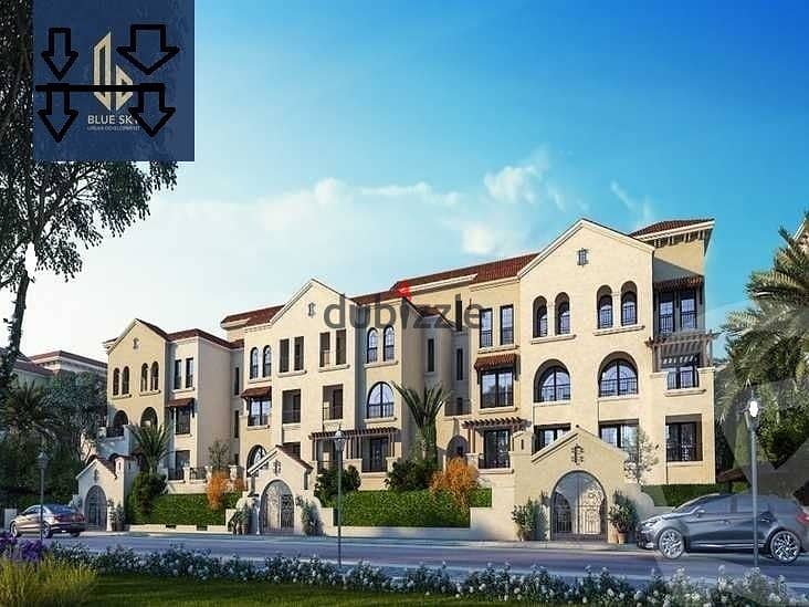 three-bedroom apartment for sale in Maadi View Al-Shorouk Compound, located in front of Gate 2 of Madinaty. 2