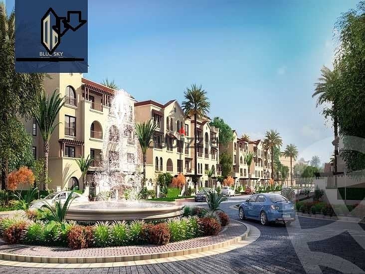 three-bedroom apartment for sale in Maadi View Al-Shorouk Compound, located in front of Gate 2 of Madinaty. 9