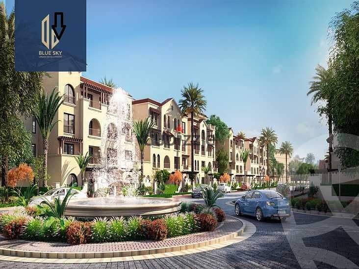 three-bedroom apartment for sale in Maadi View Al-Shorouk Compound, located in front of Gate 2 of Madinaty. 10