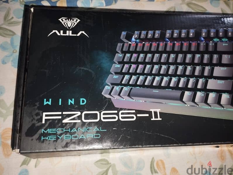 Aula mechanical keyboard used like new 0