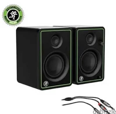 Mackie Cr3-X 3” multimedia studio monitors with 2 cables