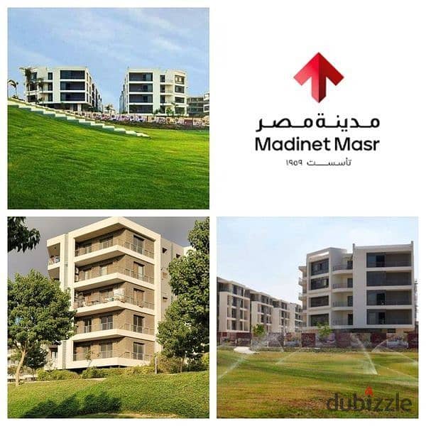 164 m ground in Garden in Nasr City apartment Steps including Crown City in front of Cairo Airport at the entrance to the gathering 1