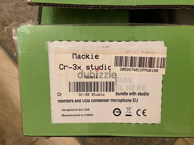 Mackie Cr3-X 3” multimedia studio monitors with 2 cables 3