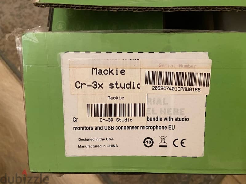 Mackie Cr3-X 3” multimedia studio monitors with 2 cables 3