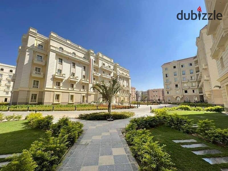 Your apartment in R5 in the heart of the Administrative Capital Fully finished, built in the French style Ready to move 5% down payment 2