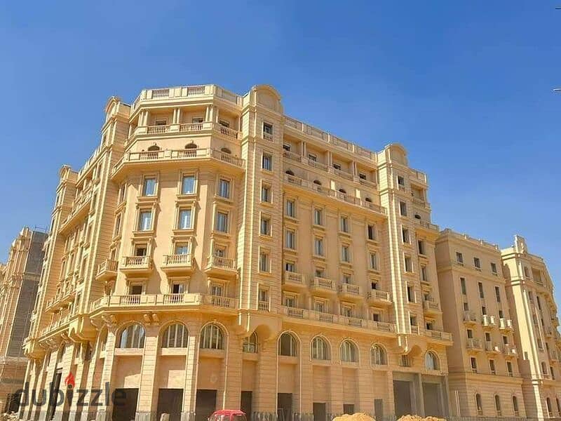 Your apartment in R5 in the heart of the Administrative Capital Fully finished, built in the French style Ready to move 5% down payment 15