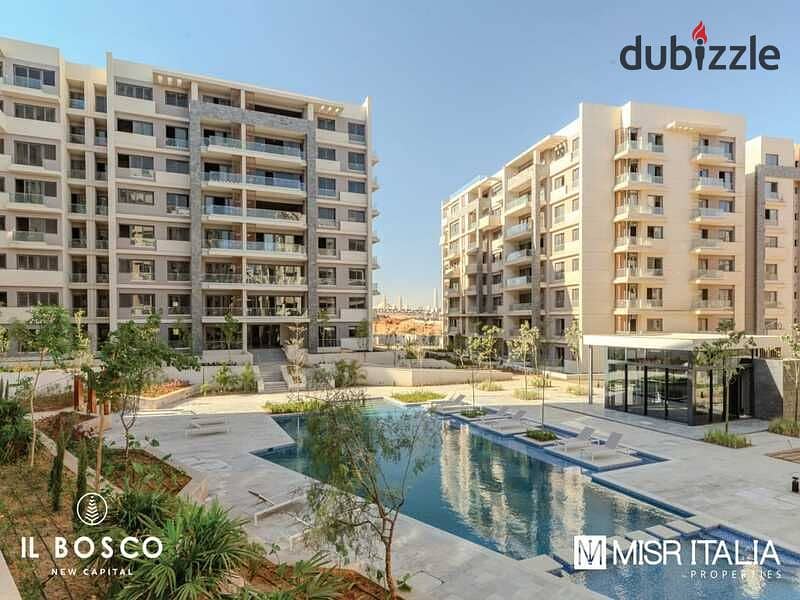 With a special discount on cash, get an apartment for sale with Ready to move in the heart of the capital, management, with a 5% DP with Misr Italia 2