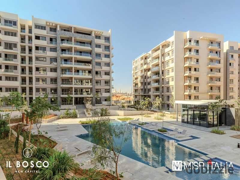 Get a Ready to move apartment with a private garden, in the heart of the new capital, a 5% DP with Misr Italia 11