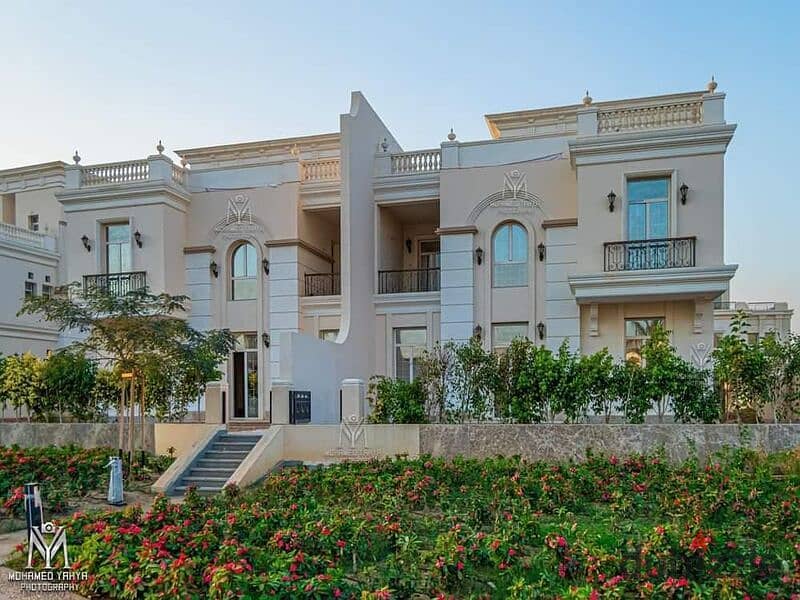 شقه غرفتين استلام فوري بتشطيب كامل في قلب العاصمه الاداريه مبني علي الطراز الفرنسي | 5% مقدم * Garden city * 1