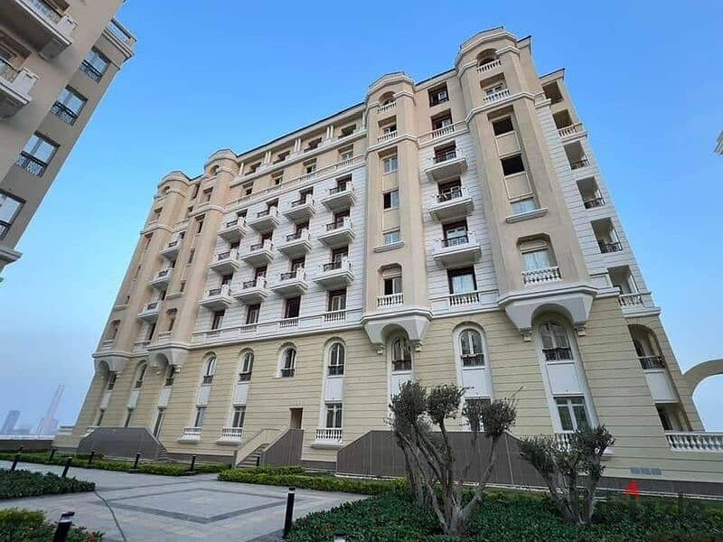 Two-room apartment, Ready to move, fully finished, in the heart of the new Capital, built in the French style 5% down payment * Garden city 10