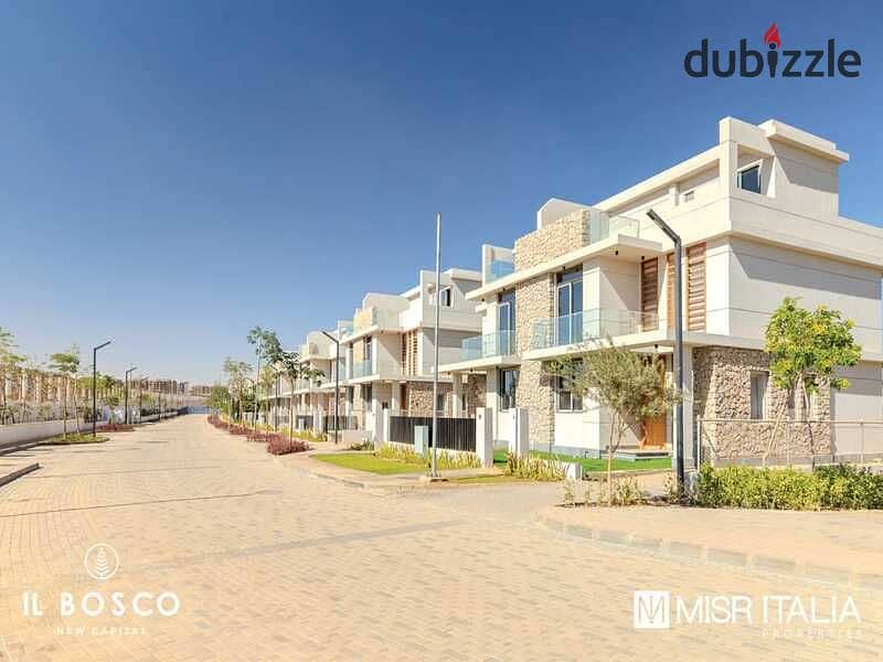 Ready to move Apartment for sale, in the heart of the new capital, with a special discount and a 5% down payment with Misr Italia - IL Bosco 6