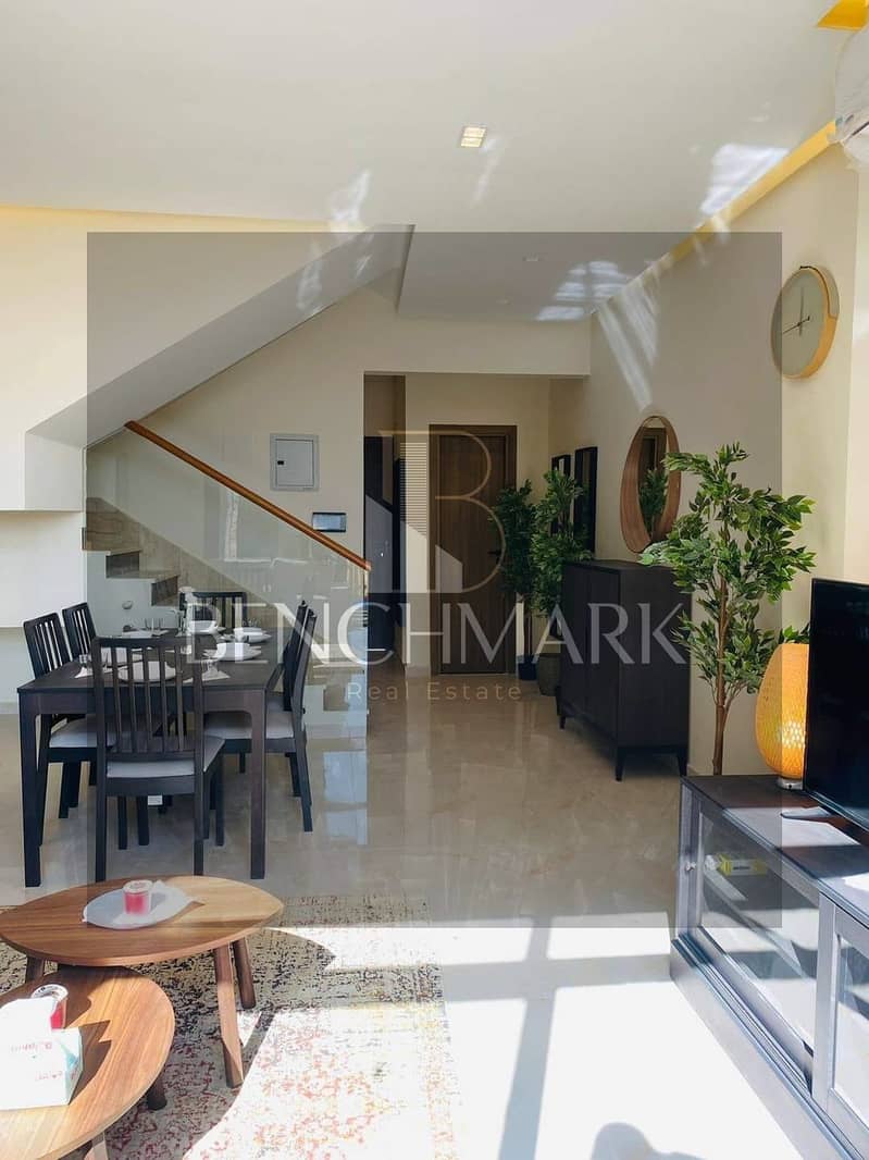 Standalone Villa ( S Villa ) 239m with garden 60m and roof 78m for sale in Sarai Compound esse residence, New Cairo, Mostaqbal City, next to Madinaty 6