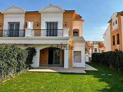 Immediately inspect and receive a townhouse villa in the heart of the Fifth Settlement