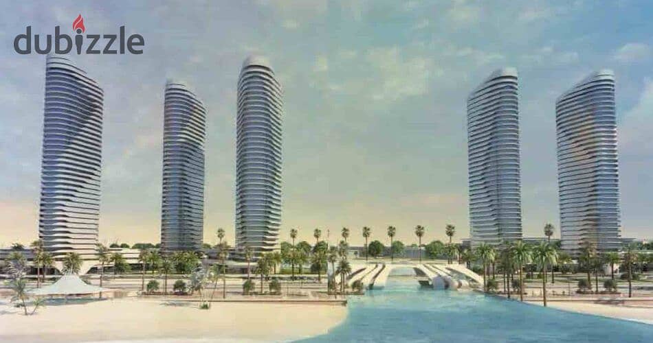 Studio for sale fully finished sea view in The Gate El Alamein Towers 10