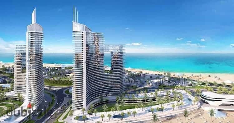 Studio for sale fully finished sea view in The Gate El Alamein Towers 11