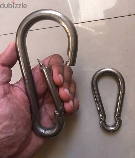 two Heavy Duty Spring Snap Hook 2