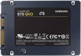 Samsung SSD 4 TB - New 0