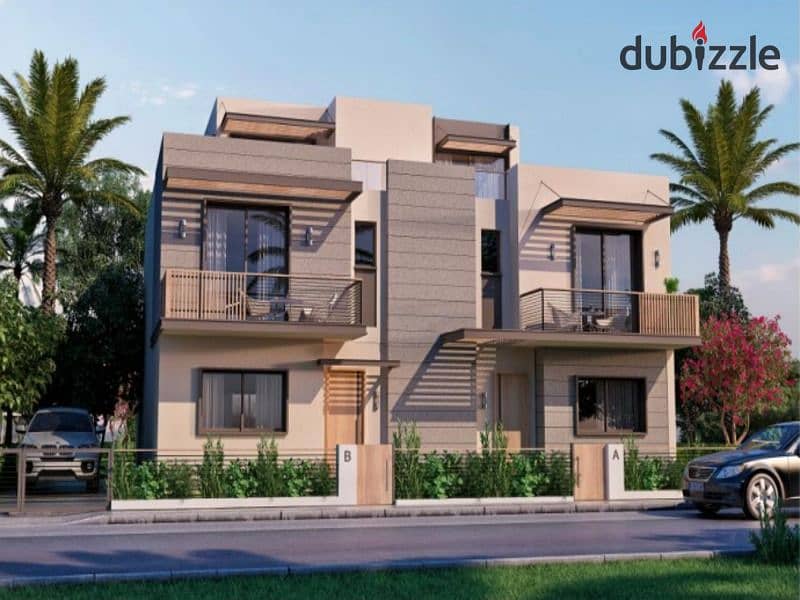 Apartment for sale*Hyde Park* with 5% down payment in the heart of New Zayed Garden Lakes and equal installments 8