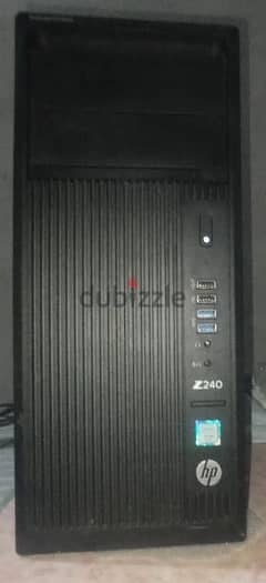 كمبيوتر hp z240 الجيل السادس معالج i5 6600 رامات 8جيجا هارد 500جيجا