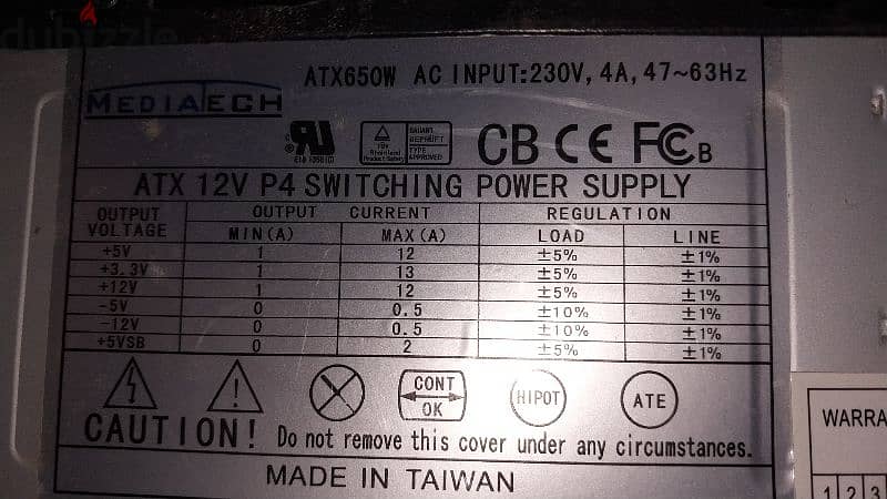 power supply 0