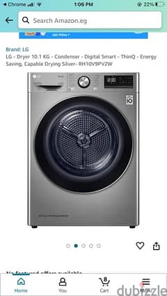 LG dryer 10KG