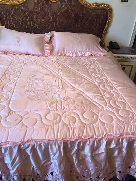 A spanish elegant embroidery Coverlet for1350 pounds only 1